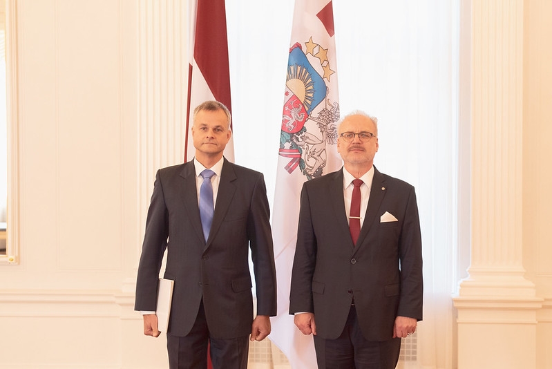 Akreditācijas vēstuli saņem Latvijas vēstnieks OECD un UNESCO Indulis Ābelis 