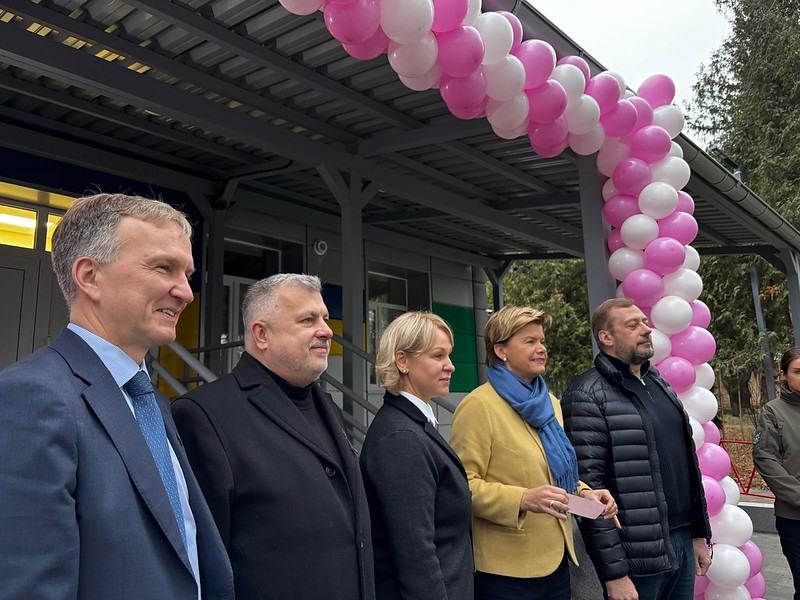 Participants in the opening of the reconstructed children's block of the hospital