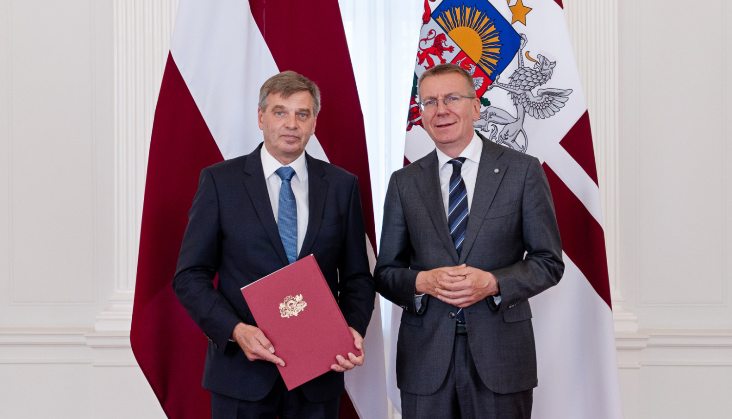 Normans Penke and Edgars Rinkēvičs