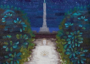 Tapestry Cerība (Hope) by Edīte Pauls-Vīgnere